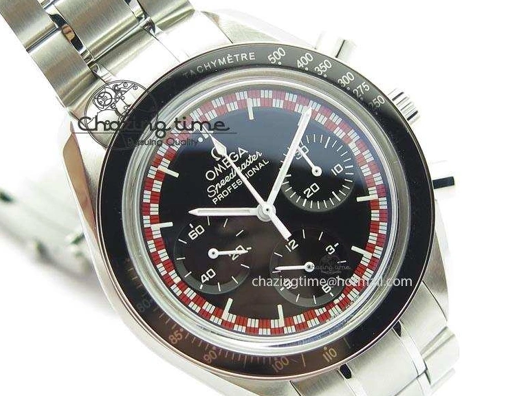 0311 Speedmaster SS 2013 Pro Racing On SS Bracelet Manual Winding Chrono Movement UrbanStyle 8230